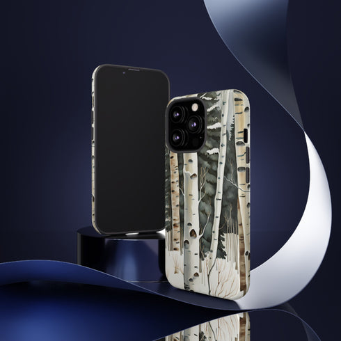 Winter Aspen Trunks - Impact Resistant Phone Case